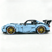 MOC-73939 1:8 Sports Car AMG GT R Black Series Building Block Set 2456 pcs Collectible Model Kit with Custom Wheels