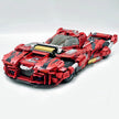 GULY 10619 Technic Retro Racing Car Building Blocks Set, 1:8 Scale Giant Retro 4‑Wheel Drive Race Car Model Kit, 4158 PCS Collectible Sports Car Bricks Toy for Adults & Teens,  Paper Instruction Only