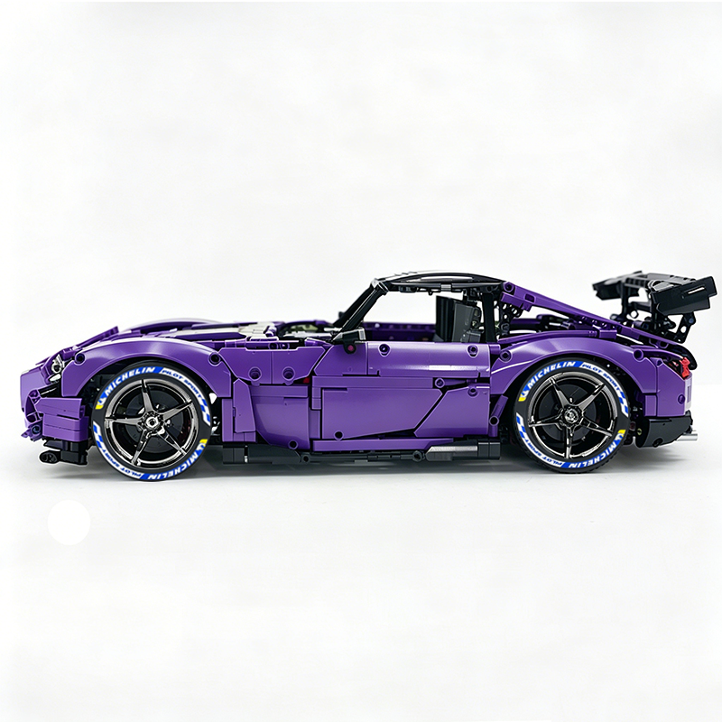 MOC-73939 1:8 Sports Car AMG GT R Black Series Building Block Set 2456 pcs Collectible Model Kit with Custom Wheels