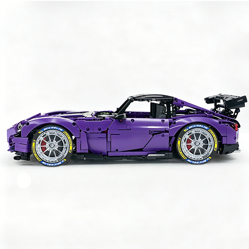 MOC-73939 1:8 Sports Car AMG GT R Black Series Building Block Set 2456 pcs Collectible Model Kit with Custom Wheels