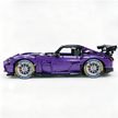 MOC-73939 1:8 Sports Car AMG GT R Black Series Building Block Set 2456 pcs Collectible Model Kit with Custom Wheels
