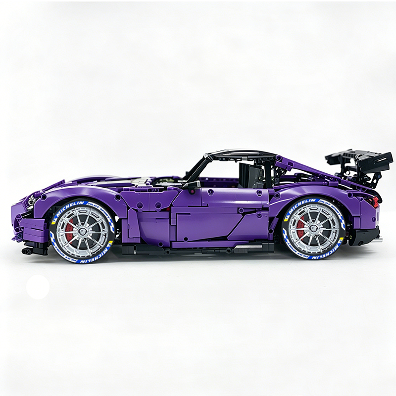 MOC-73939 1:8 Sports Car AMG GT R Black Series Building Block Set 2456 pcs Collectible Model Kit with Custom Wheels
