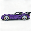 MOC-73939 1:8 Sports Car AMG GT R Black Series Building Block Set 2456 pcs Collectible Model Kit with Custom Wheels