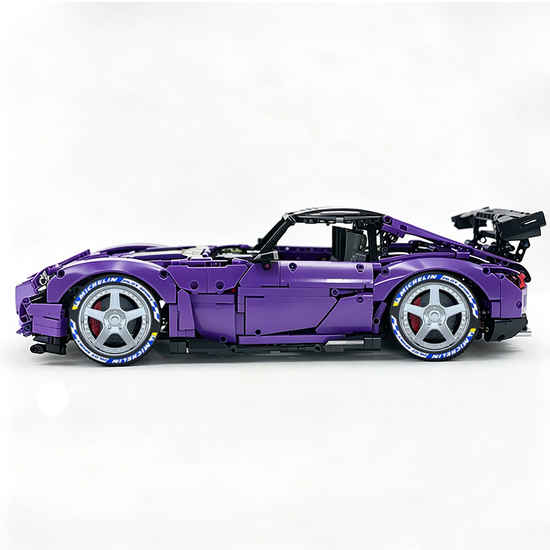 MOC-73939 1:8 Sports Car AMG GT R Black Series Building Block Set 2456 pcs Collectible Model Kit with Custom Wheels