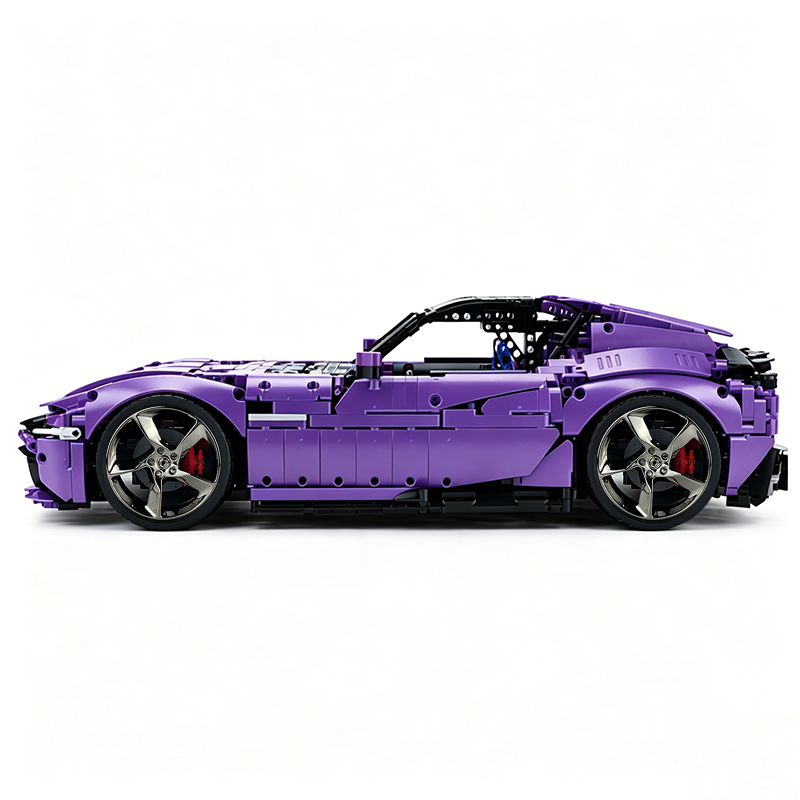 MOC-191495 1:8 Sports Car Ferrari 12Cilindri Building Block Set 3215 pcs Collectible Model Kit with Custom Wheels