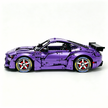 MOC-165802 1:8 Sports Car Ford Mustang Shelby GT500 Concept Building Block Set 3152pcs Collectible Model Kit with Custom Wheels
