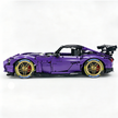 MOC-73939 1:8 Sports Car AMG GT R Black Series Building Block Set 2456 pcs Collectible Model Kit with Custom Wheels