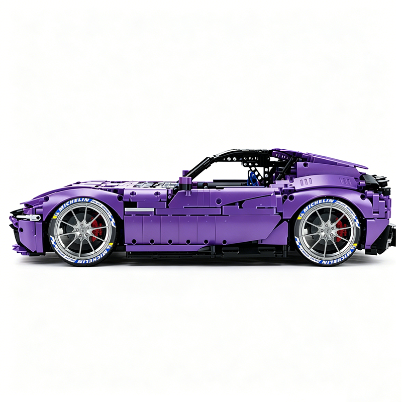 MOC-191495 1:8 Sports Car Ferrari 12Cilindri Building Block Set 3215 pcs Collectible Model Kit with Custom Wheels
