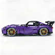MOC-73939 1:8 Sports Car AMG GT R Black Series Building Block Set 2456 pcs Collectible Model Kit with Custom Wheels