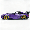 MOC-73939 1:8 Sports Car AMG GT R Black Series Building Block Set 2456 pcs Collectible Model Kit with Custom Wheels