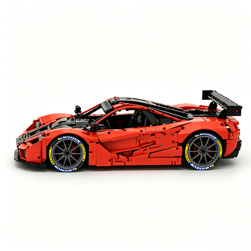 MOC-202525 1:8 Sports Car McLaren F1 GTR Concept Building Block Set 3473pcs Collectible Model Kit with Custom Wheels