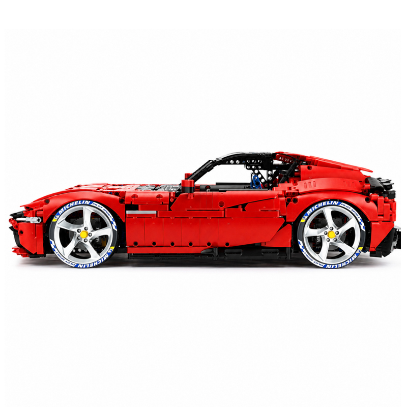 MOC-191495 1:8 Sports Car Ferrari 12Cilindri Building Block Set 3215 pcs Collectible Model Kit with Custom Wheels
