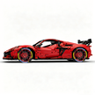 MOC-216686 1:8 Sports Car Corvette ZR1 2025 Building Block Set 3646pcs Collectible Model Kit with Custom Wheels