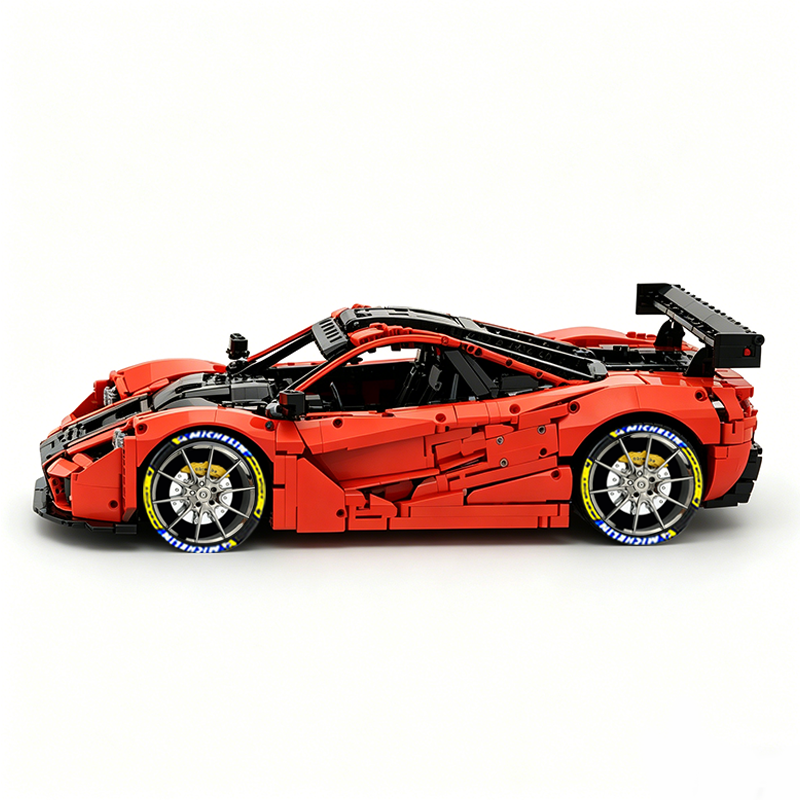 MOC-202525 1:8 Sports Car McLaren F1 GTR Concept Building Block Set 3473pcs Collectible Model Kit with Custom Wheels