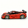 MOC-202525 1:8 Sports Car McLaren F1 GTR Concept Building Block Set 3473pcs Collectible Model Kit with Custom Wheels