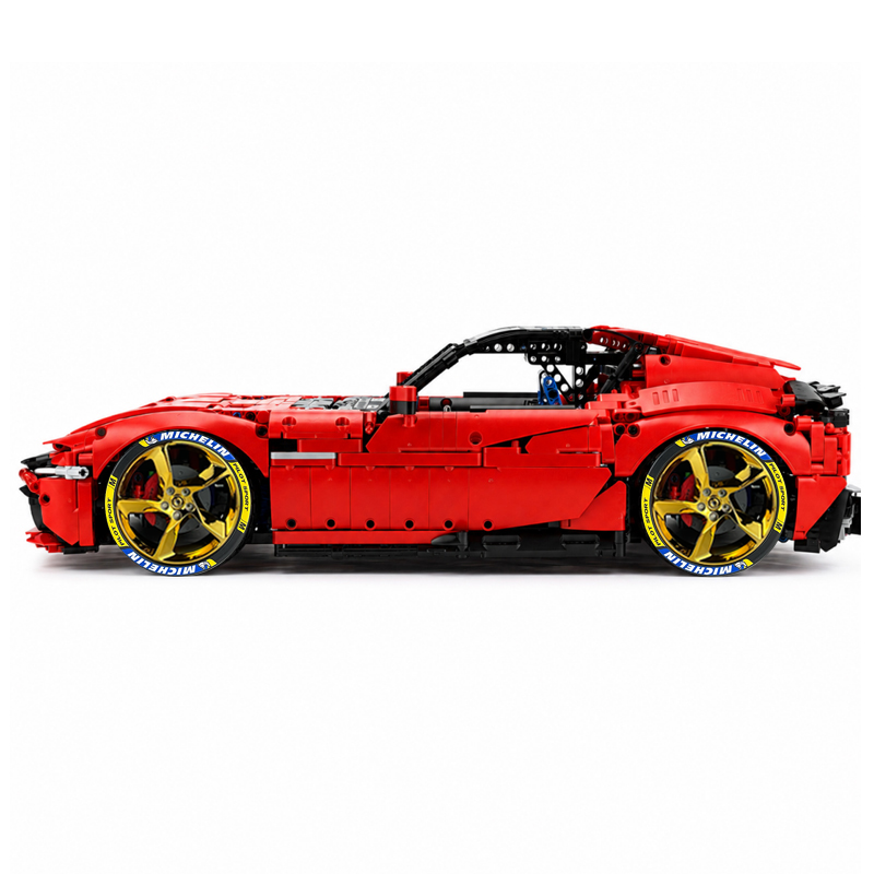 MOC-191495 1:8 Sports Car Ferrari 12Cilindri Building Block Set 3215 pcs Collectible Model Kit with Custom Wheels