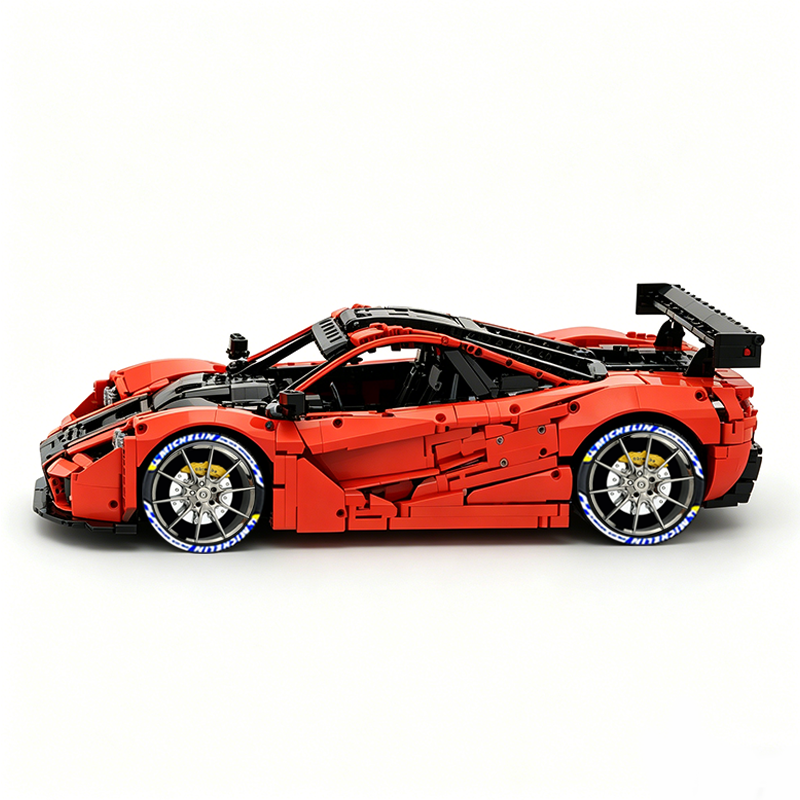 MOC-202525 1:8 Sports Car McLaren F1 GTR Concept Building Block Set 3473pcs Collectible Model Kit with Custom Wheels