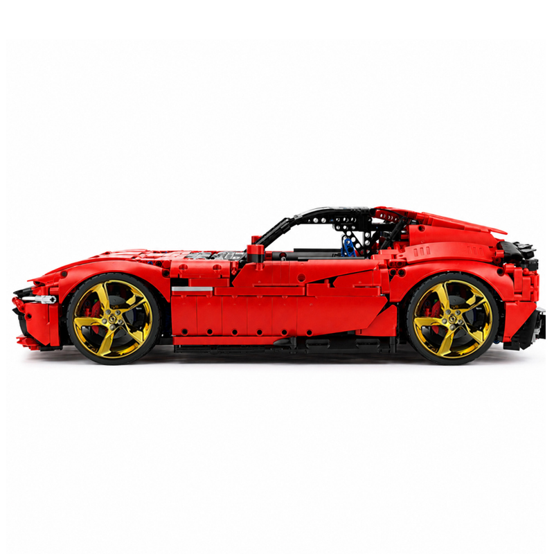 MOC-191495 1:8 Sports Car Ferrari 12Cilindri Building Block Set 3215 pcs Collectible Model Kit with Custom Wheels