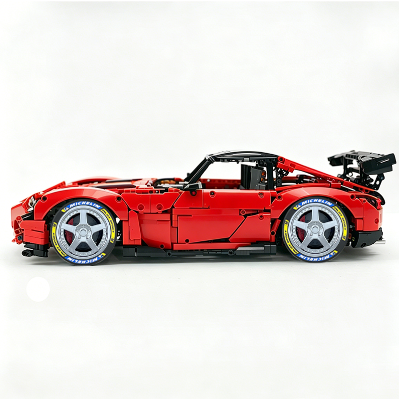 MOC-73939 1:8 Sports Car AMG GT R Black Series Building Block Set 2456 pcs Collectible Model Kit with Custom Wheels