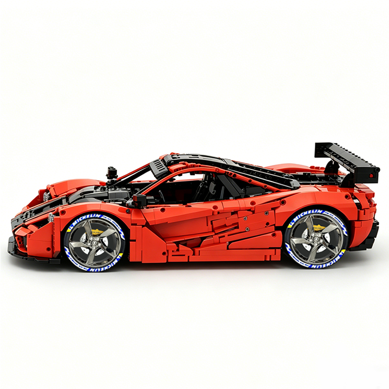 MOC-202525 1:8 Sports Car McLaren F1 GTR Concept Building Block Set 3473pcs Collectible Model Kit with Custom Wheels