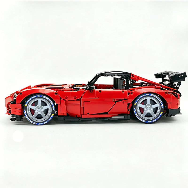 MOC-73939 1:8 Sports Car AMG GT R Black Series Building Block Set 2456 pcs Collectible Model Kit with Custom Wheels
