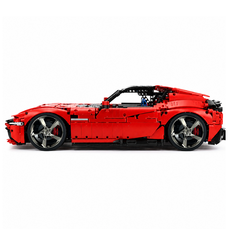 MOC-191495 1:8 Sports Car Ferrari 12Cilindri Building Block Set 3215 pcs Collectible Model Kit with Custom Wheels