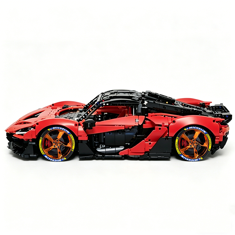 MOC-222472 1:8 Sports Car McLaren W1 Building Block Set 3442pcs Collectible Model Kit with Custom Wheels