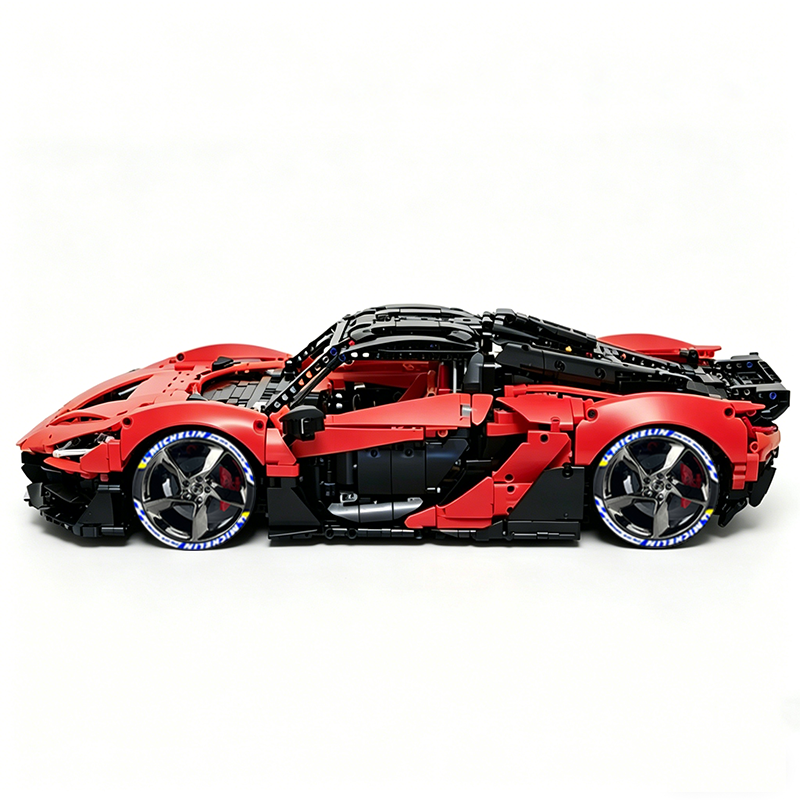 MOC-222472 1:8 Sports Car McLaren W1 Building Block Set 3442pcs Collectible Model Kit with Custom Wheels