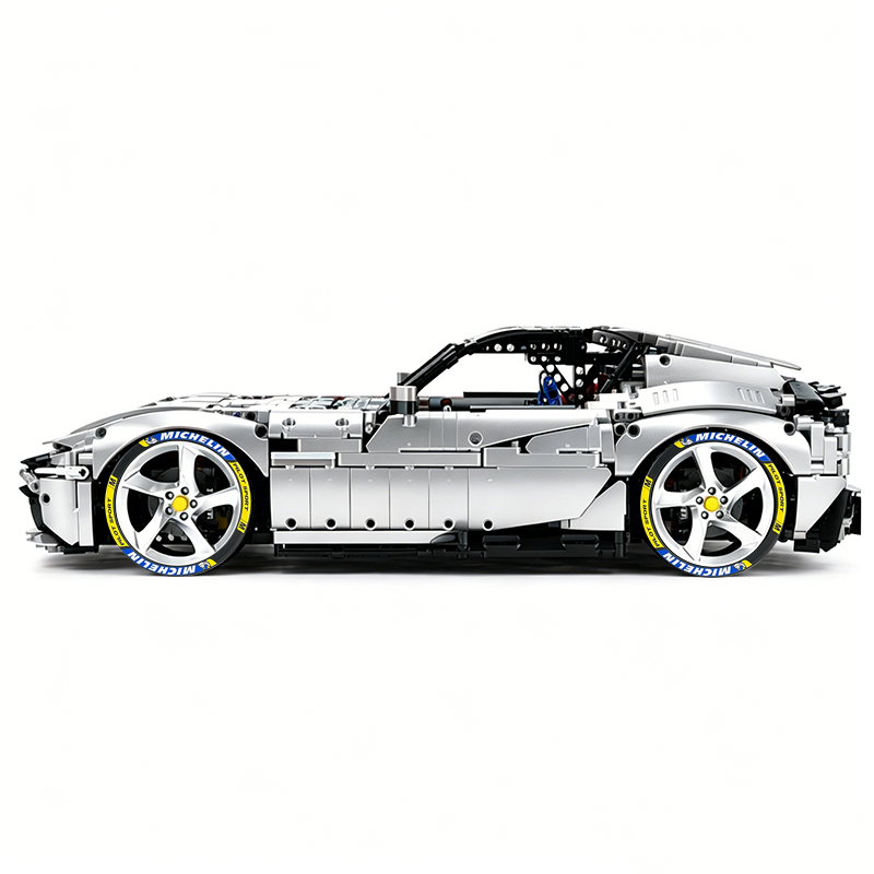 MOC-191495 1:8 Sports Car Ferrari 12Cilindri Building Block Set 3215 pcs Collectible Model Kit with Custom Wheels
