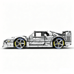 MOC-140404 1:8 Sports Car Ferrarі F40 Building Block Set 3603pcs Collectible Model Kit with Custom Wheels