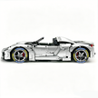 MOC-159171 1:8 Sports Car Porsche 918 Building Block Set 2266pcs Collectible Model Kit with Custom Wheels