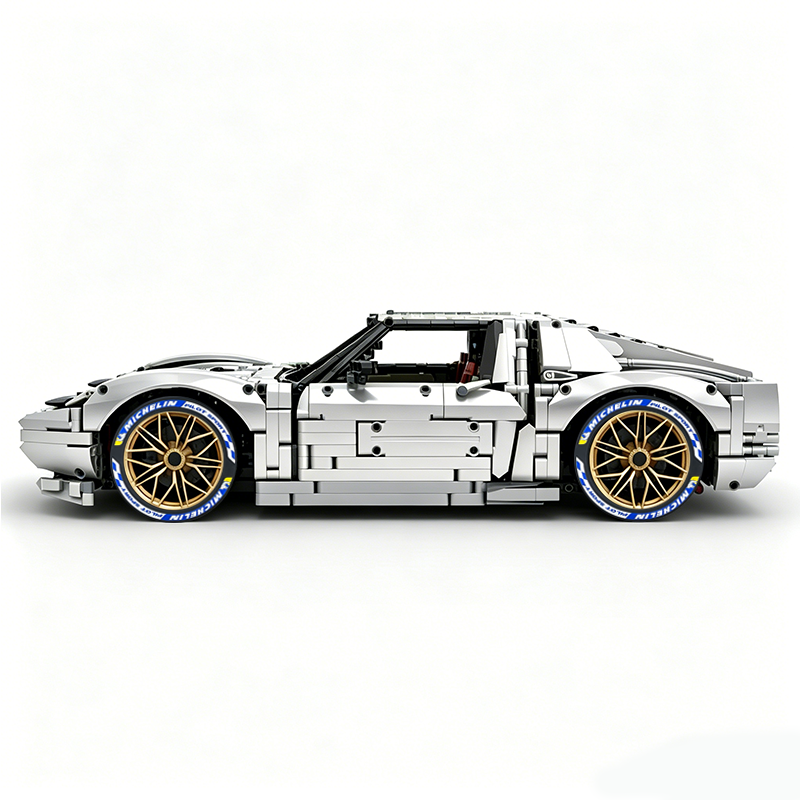MOC-119000 1:8 Sports Car Lamborghini Miura Concept Building Block Set 3435pcs Collectible Model Kit with Custom Wheels
