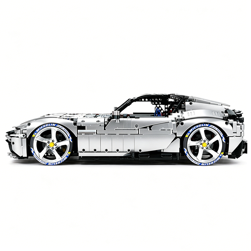 MOC-191495 1:8 Sports Car Ferrari 12Cilindri Building Block Set 3215 pcs Collectible Model Kit with Custom Wheels