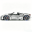 MOC-159171 1:8 Sports Car Porsche 918 Building Block Set 2266pcs Collectible Model Kit with Custom Wheels