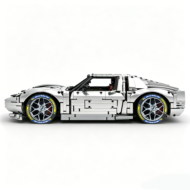 MOC-119000 1:8 Sports Car Lamborghini Miura Concept Building Block Set 3435pcs Collectible Model Kit with Custom Wheels