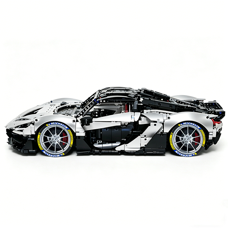 MOC-222472 1:8 Sports Car McLaren W1 Building Block Set 3442pcs Collectible Model Kit with Custom Wheels
