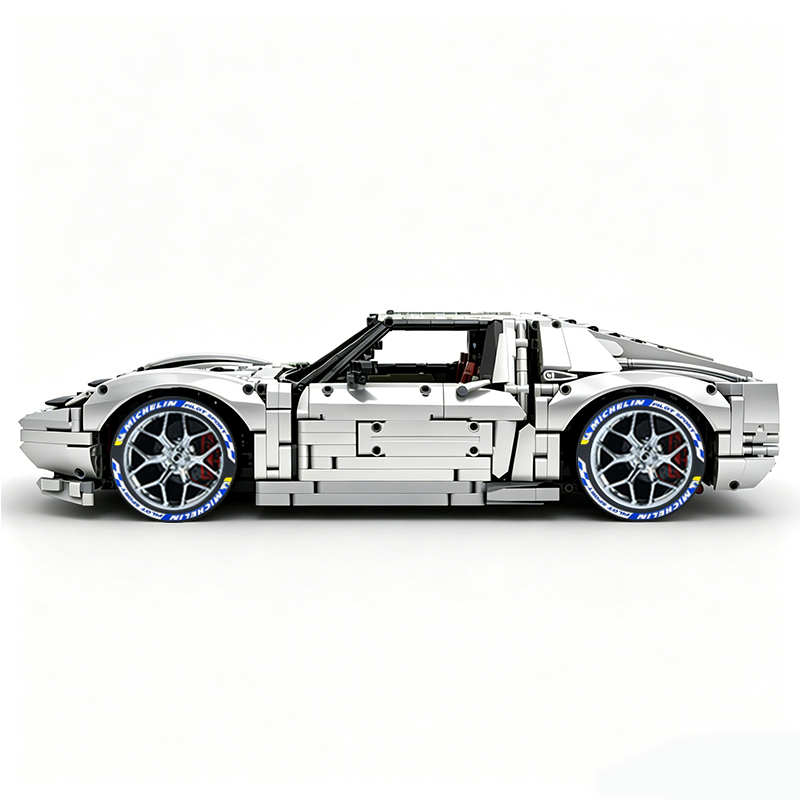 MOC-119000 1:8 Sports Car Lamborghini Miura Concept Building Block Set 3435pcs Collectible Model Kit with Custom Wheels