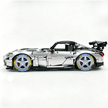 MOC-73939 1:8 Sports Car AMG GT R Black Series Building Block Set 2456 pcs Collectible Model Kit with Custom Wheels