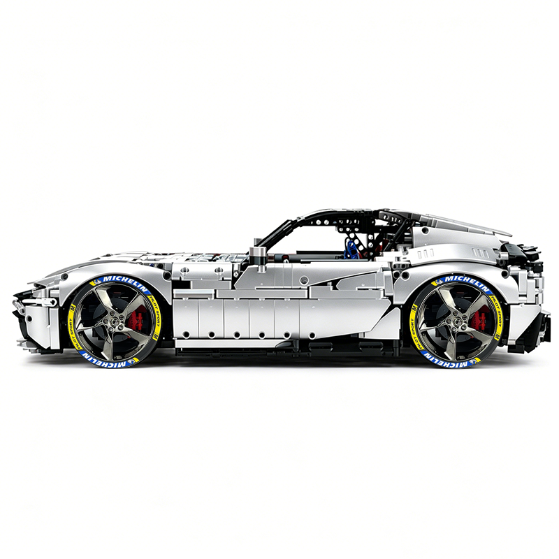 MOC-191495 1:8 Sports Car Ferrari 12Cilindri Building Block Set 3215 pcs Collectible Model Kit with Custom Wheels