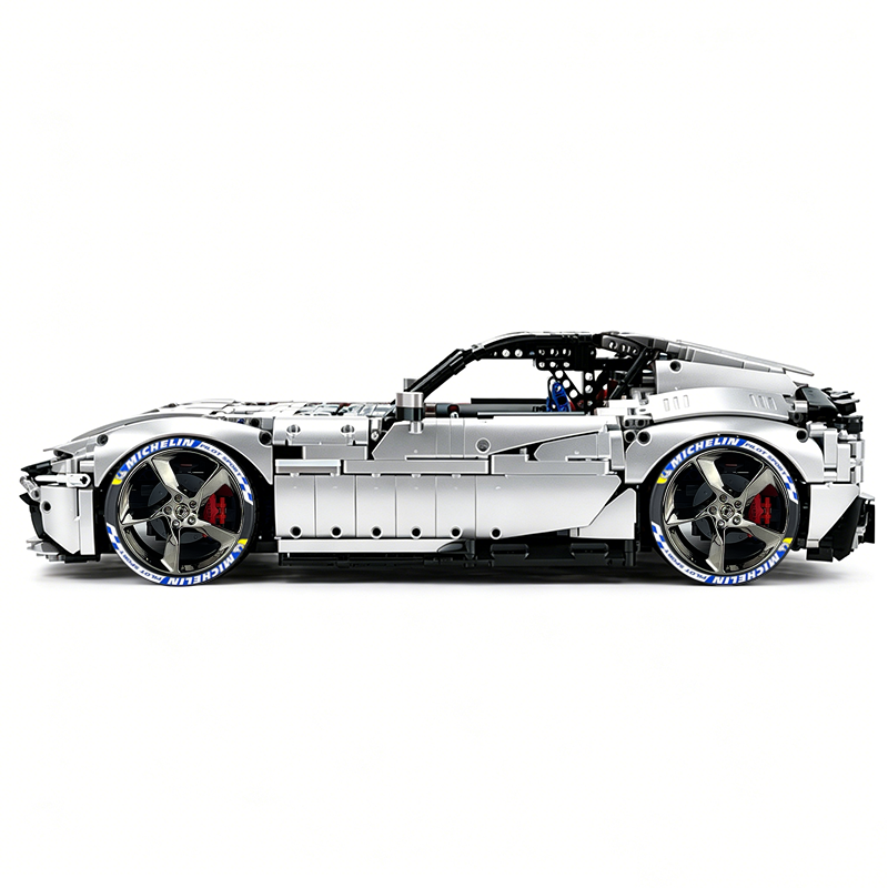 MOC-191495 1:8 Sports Car Ferrari 12Cilindri Building Block Set 3215 pcs Collectible Model Kit with Custom Wheels