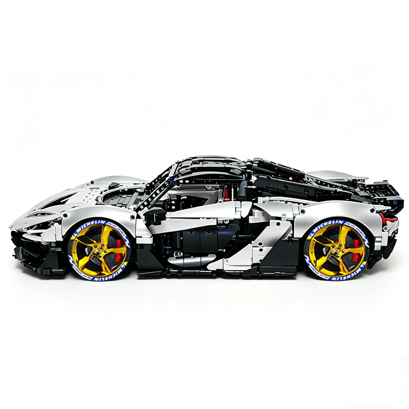 MOC-222472 1:8 Sports Car McLaren W1 Building Block Set 3442pcs Collectible Model Kit with Custom Wheels