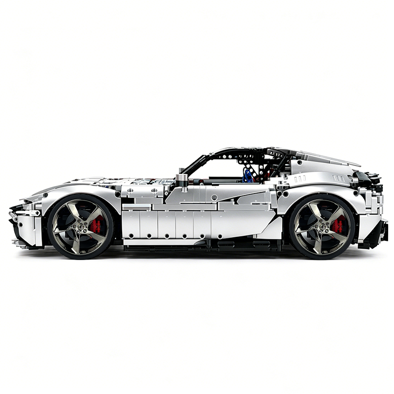 MOC-191495 1:8 Sports Car Ferrari 12Cilindri Building Block Set 3215 pcs Collectible Model Kit with Custom Wheels