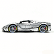 MOC-194680 1:8 Sports Car Ferrari LaFerrari Building Block Set 3636pcs Collectible Model Kit with Custom Wheels