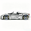 MOC-159171 1:8 Sports Car Porsche 918 Building Block Set 2266pcs Collectible Model Kit with Custom Wheels