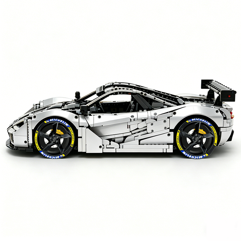 MOC-202525 1:8 Sports Car McLaren F1 GTR Concept Building Block Set 3473pcs Collectible Model Kit with Custom Wheels