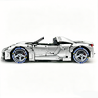 MOC-159171 1:8 Sports Car Porsche 918 Building Block Set 2266pcs Collectible Model Kit with Custom Wheels