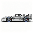 MOC-140404 1:8 Sports Car Ferrarі F40 Building Block Set 3603pcs Collectible Model Kit with Custom Wheels