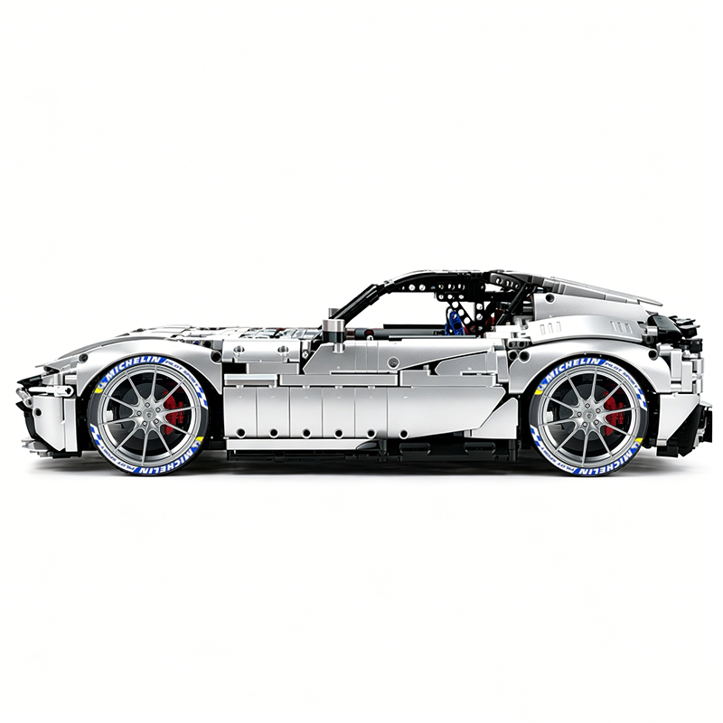 MOC-191495 1:8 Sports Car Ferrari 12Cilindri Building Block Set 3215 pcs Collectible Model Kit with Custom Wheels