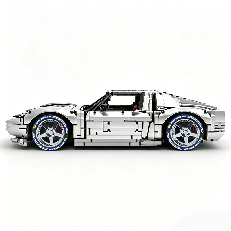 MOC-119000 1:8 Sports Car Lamborghini Miura Concept Building Block Set 3435pcs Collectible Model Kit with Custom Wheels