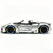 MOC-159171 1:8 Sports Car Porsche 918 Building Block Set 2266pcs Collectible Model Kit with Custom Wheels